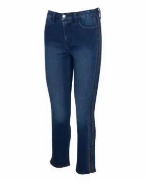 Ankle Straight Tuxedo Jean