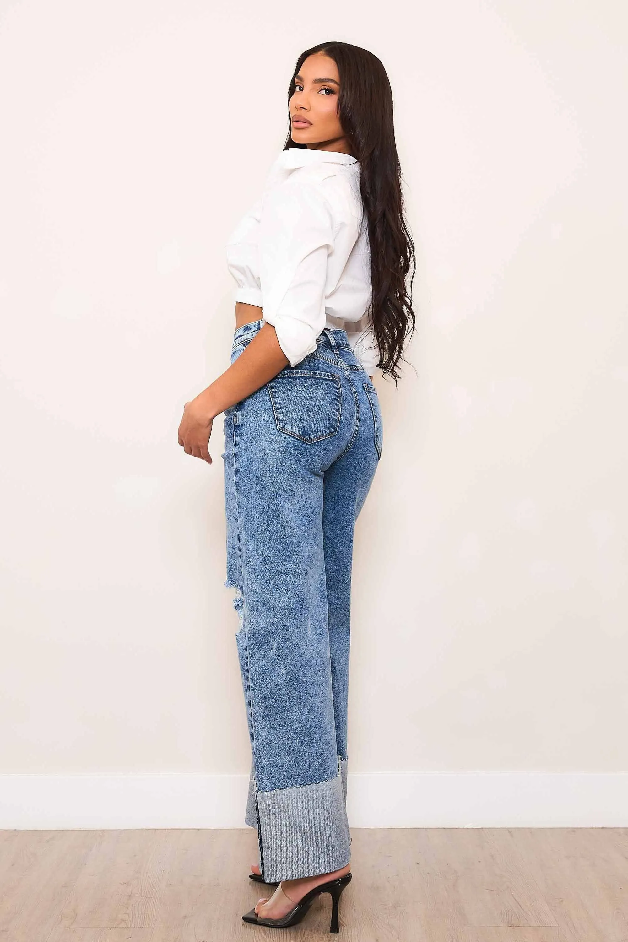Back to School Wide Leg Jeans