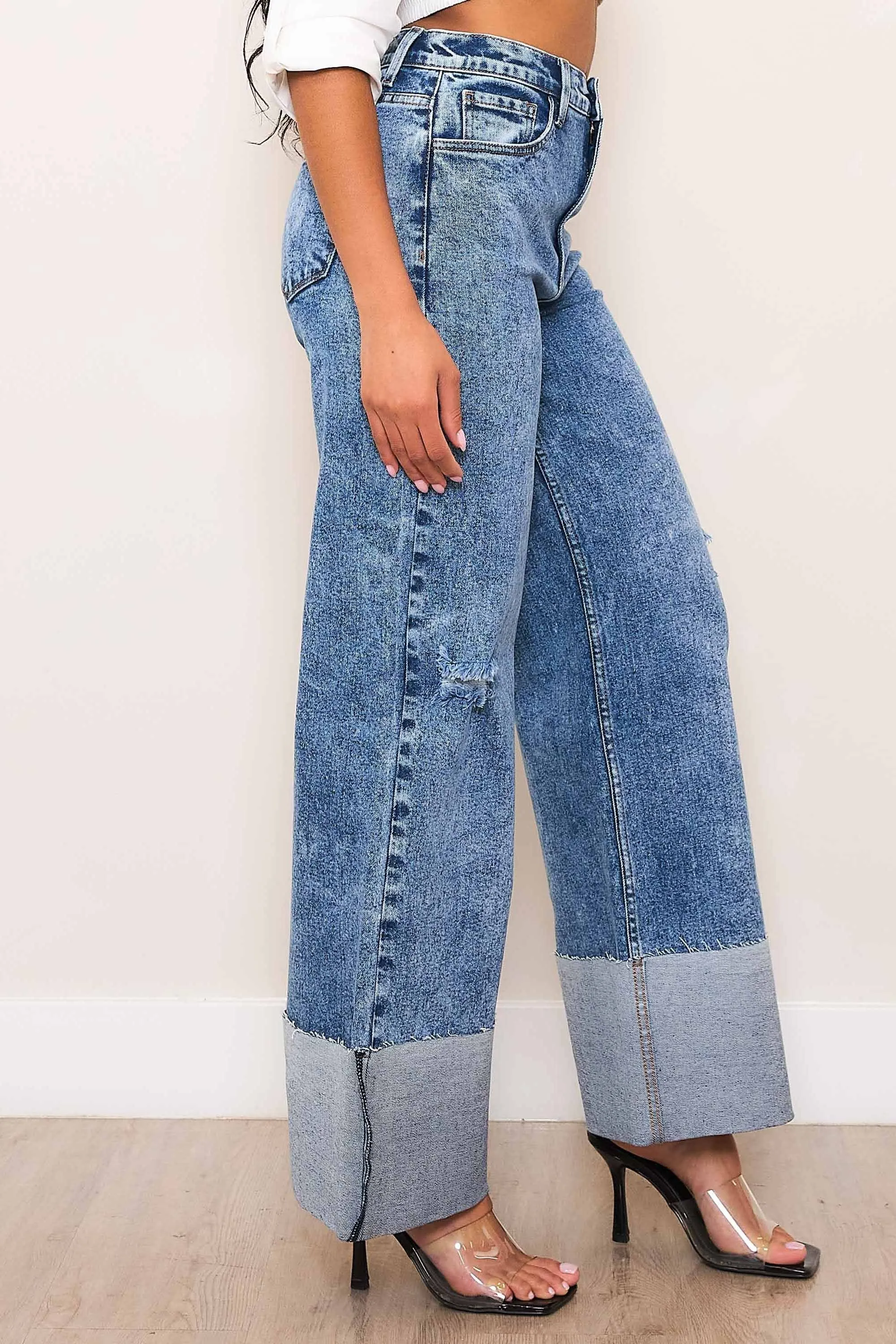 Back to School Wide Leg Jeans