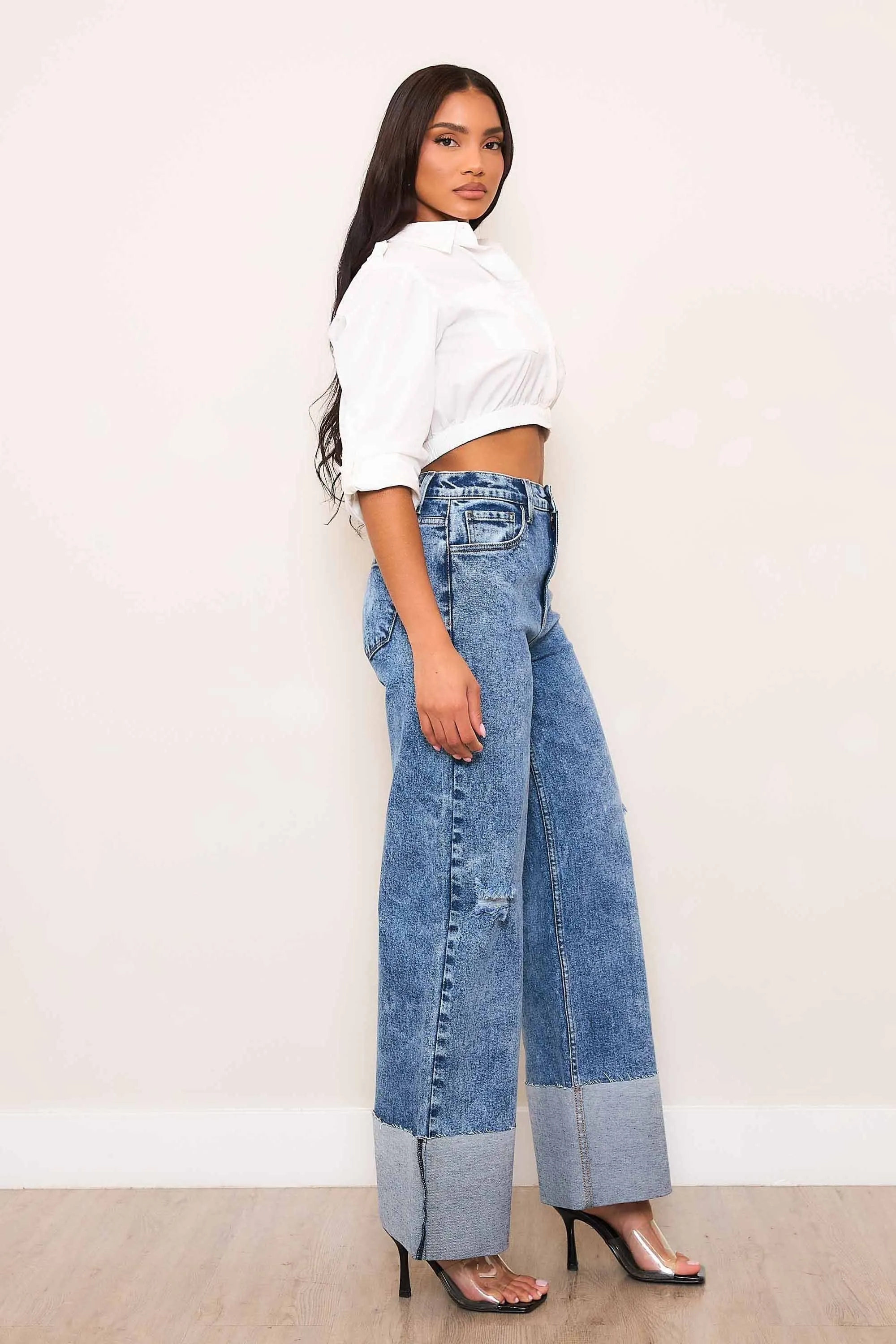 Back to School Wide Leg Jeans