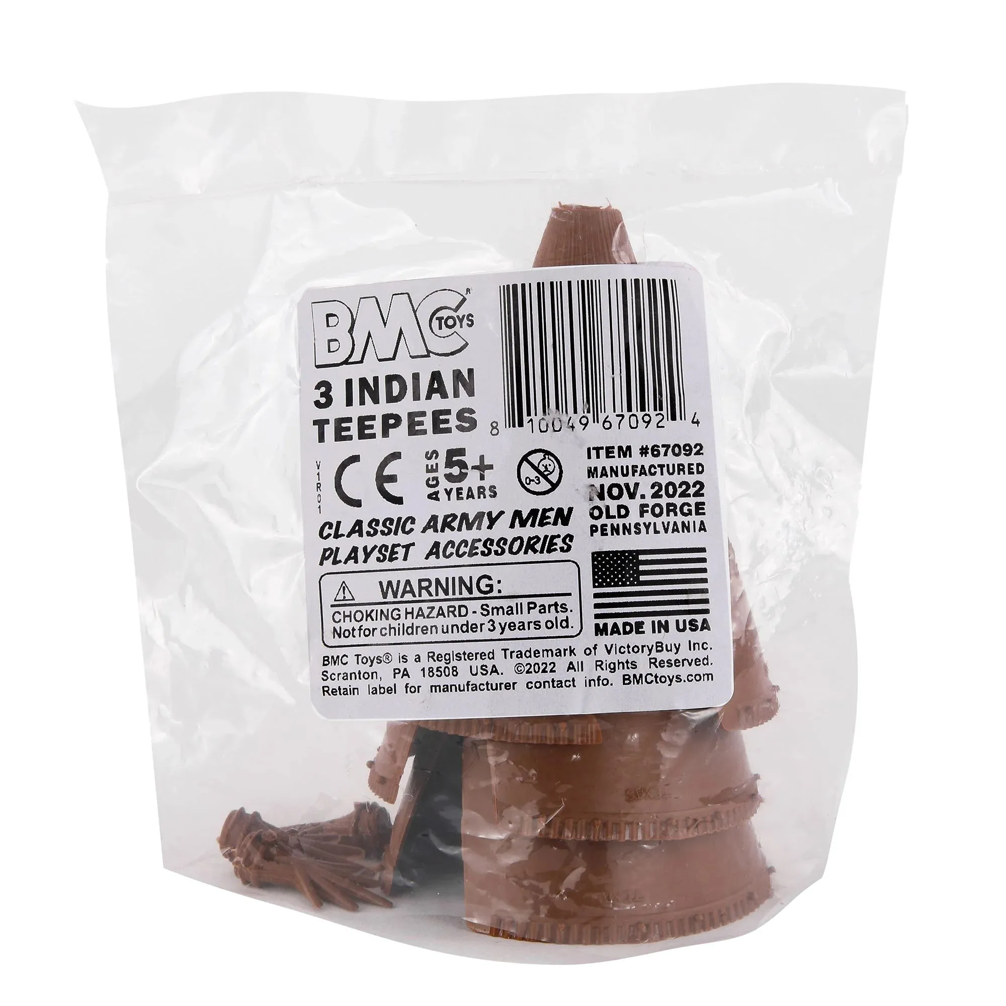 BMC Classic Plains Indians Teepees Brown