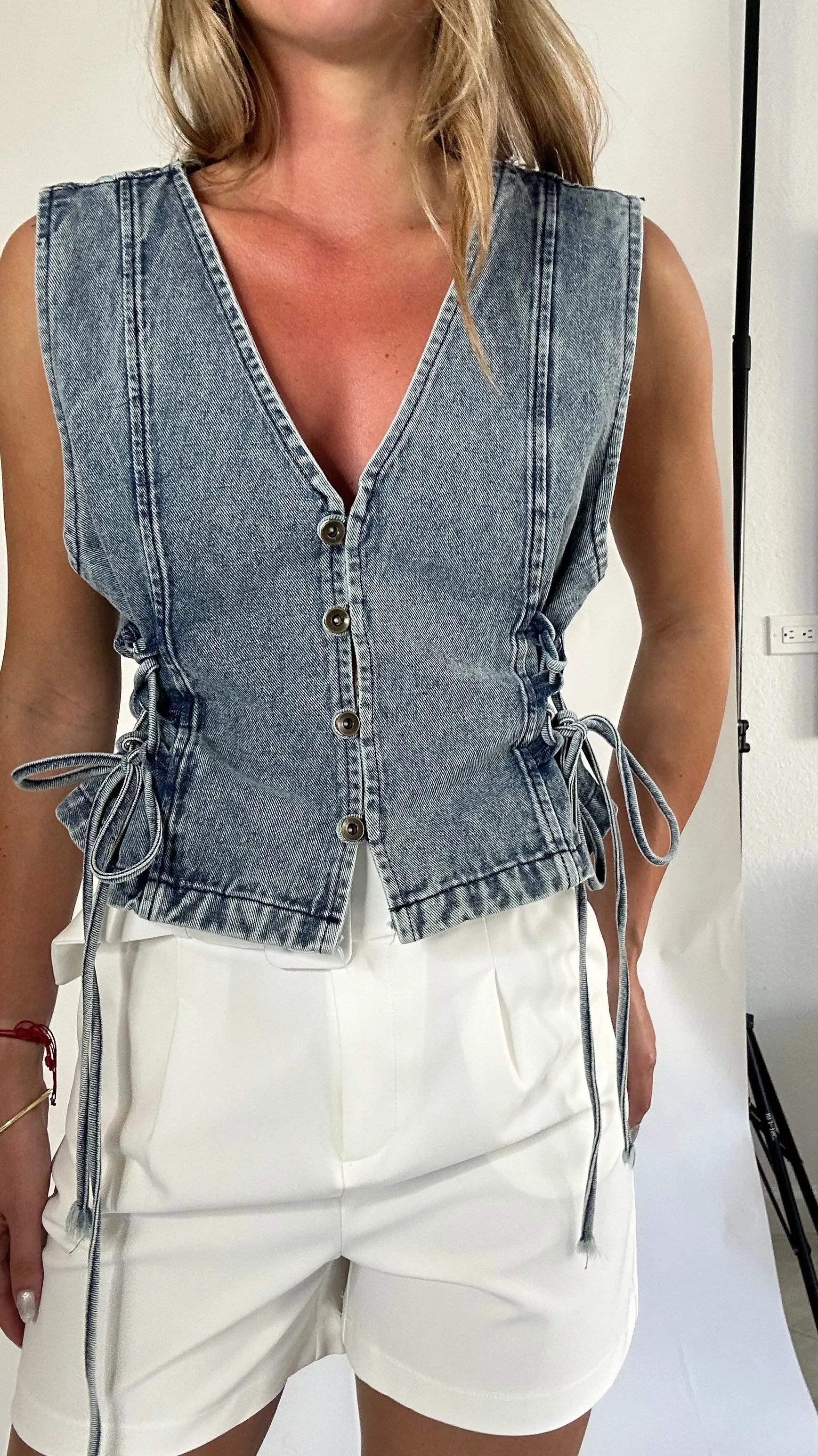 Denim vest