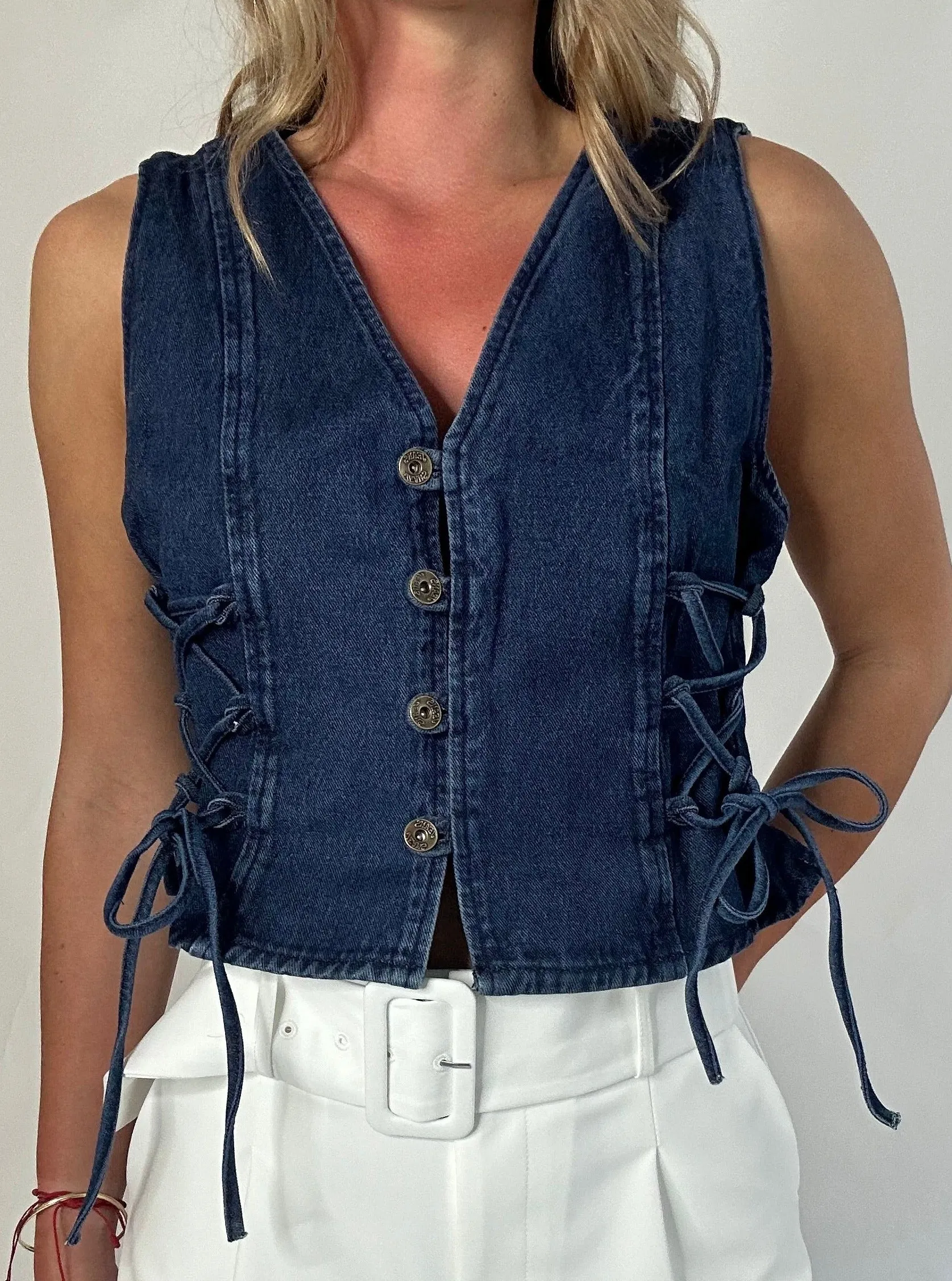 Denim vest