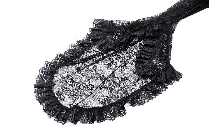 Gothic Romantic Lace Flare Sleeve Top TW623