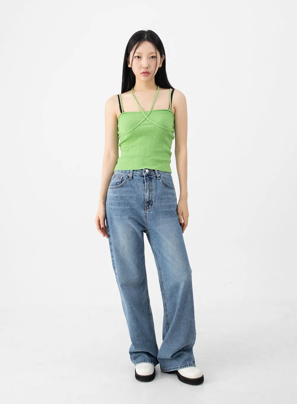 Halterneck Knitted Top CJ14