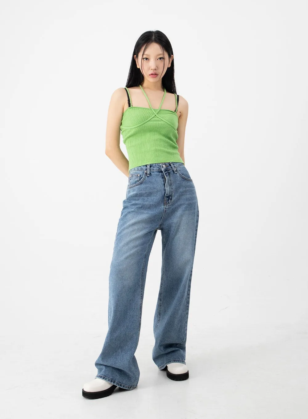 Halterneck Knitted Top CJ14