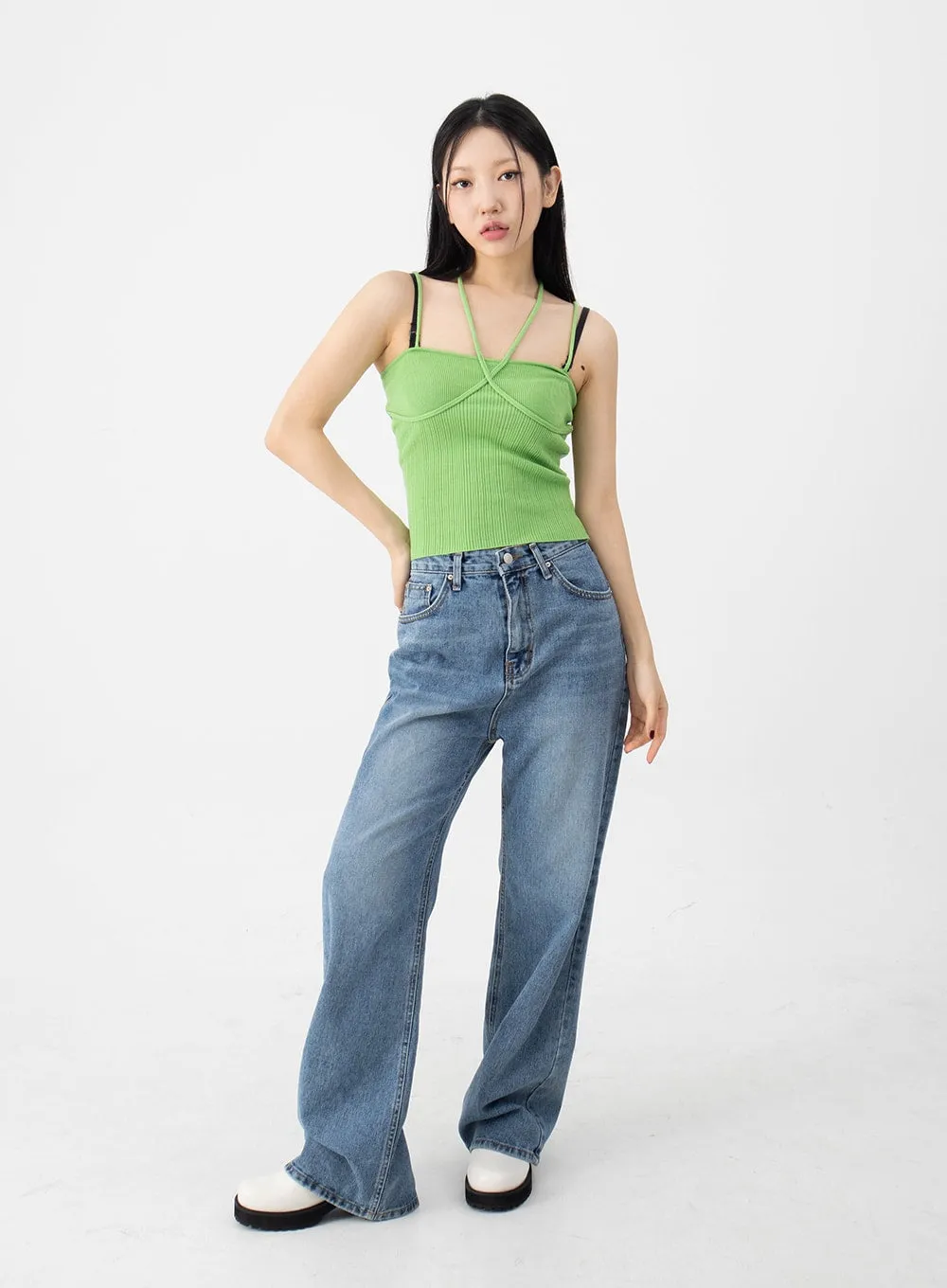Halterneck Knitted Top CJ14