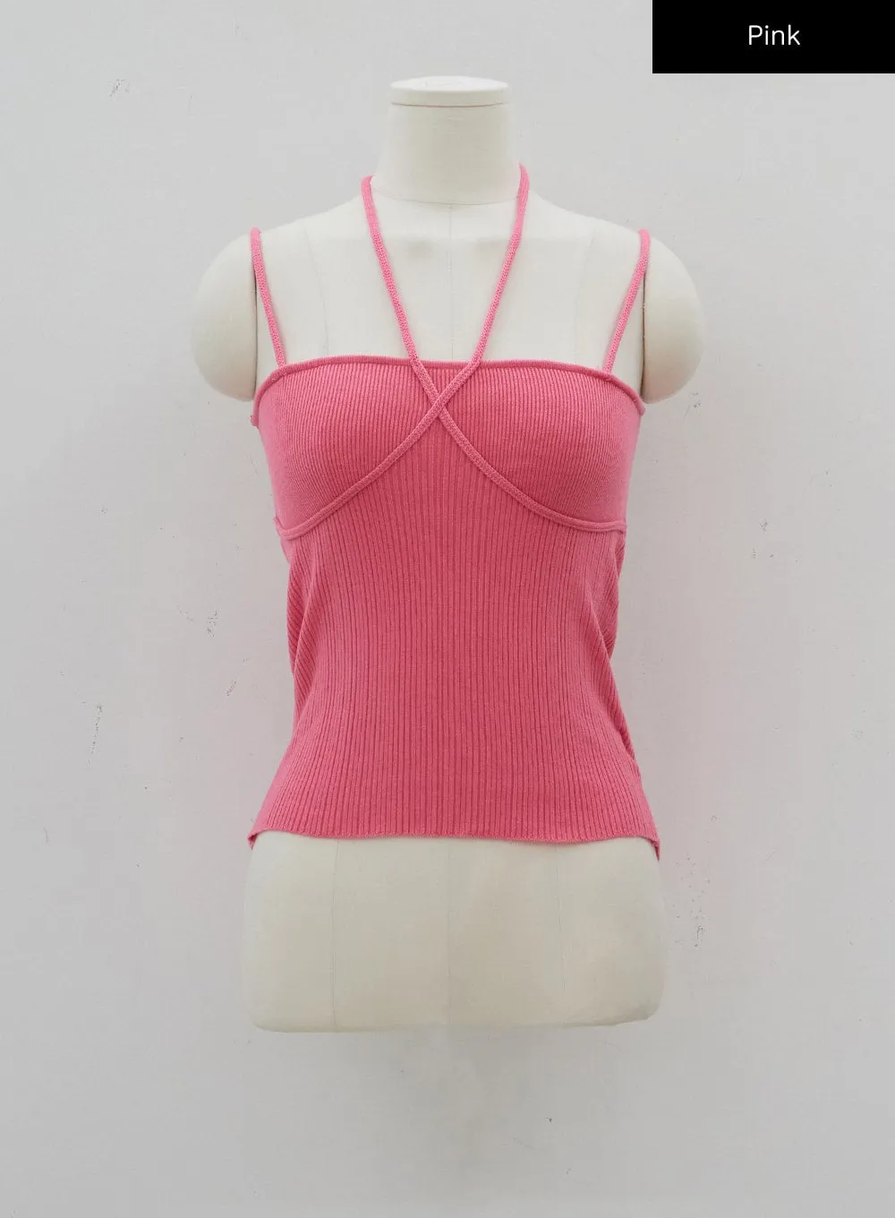 Halterneck Knitted Top CJ14