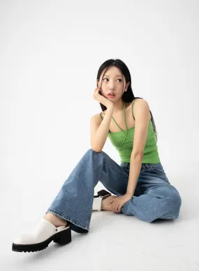 Halterneck Knitted Top CJ14
