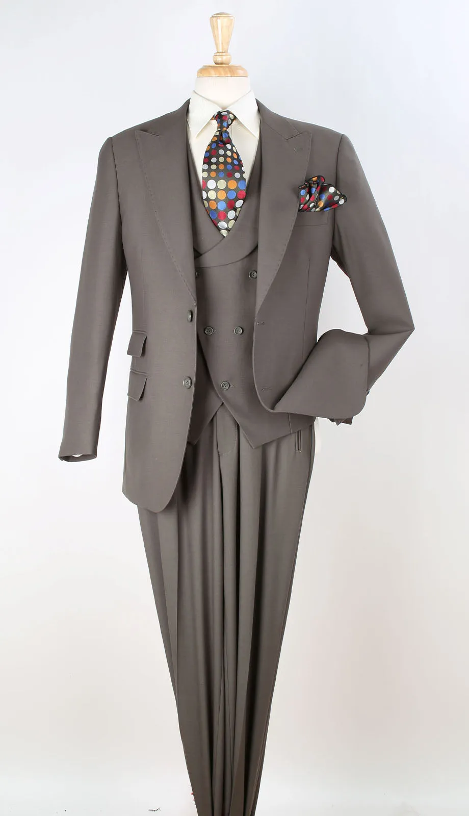 Iconic T-608-OLIVE Mens Suit