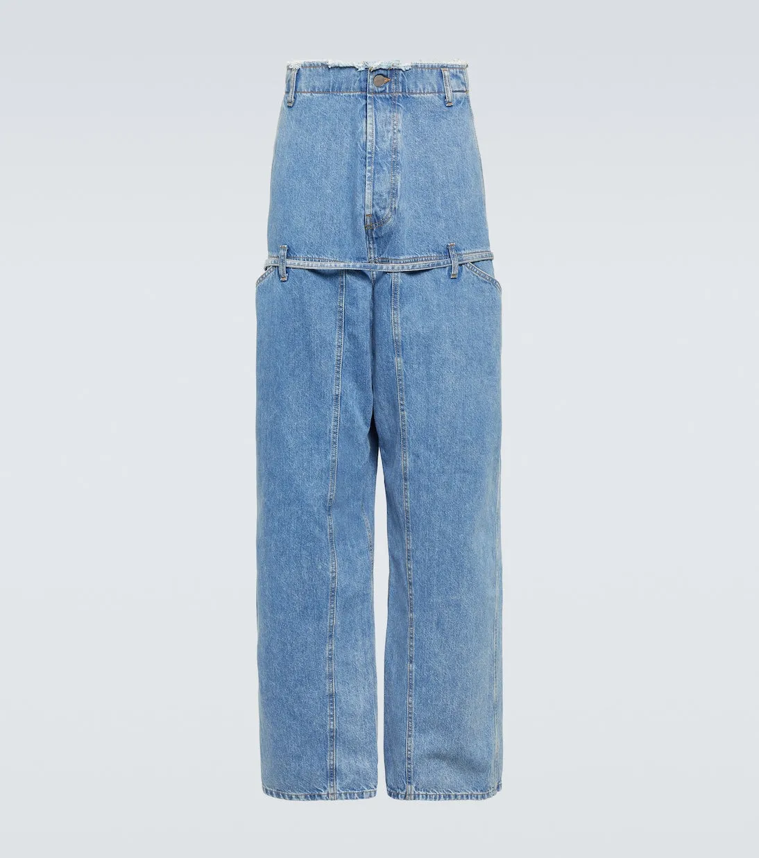 Le de nîmes Jacquemus wide leg jeans, blue