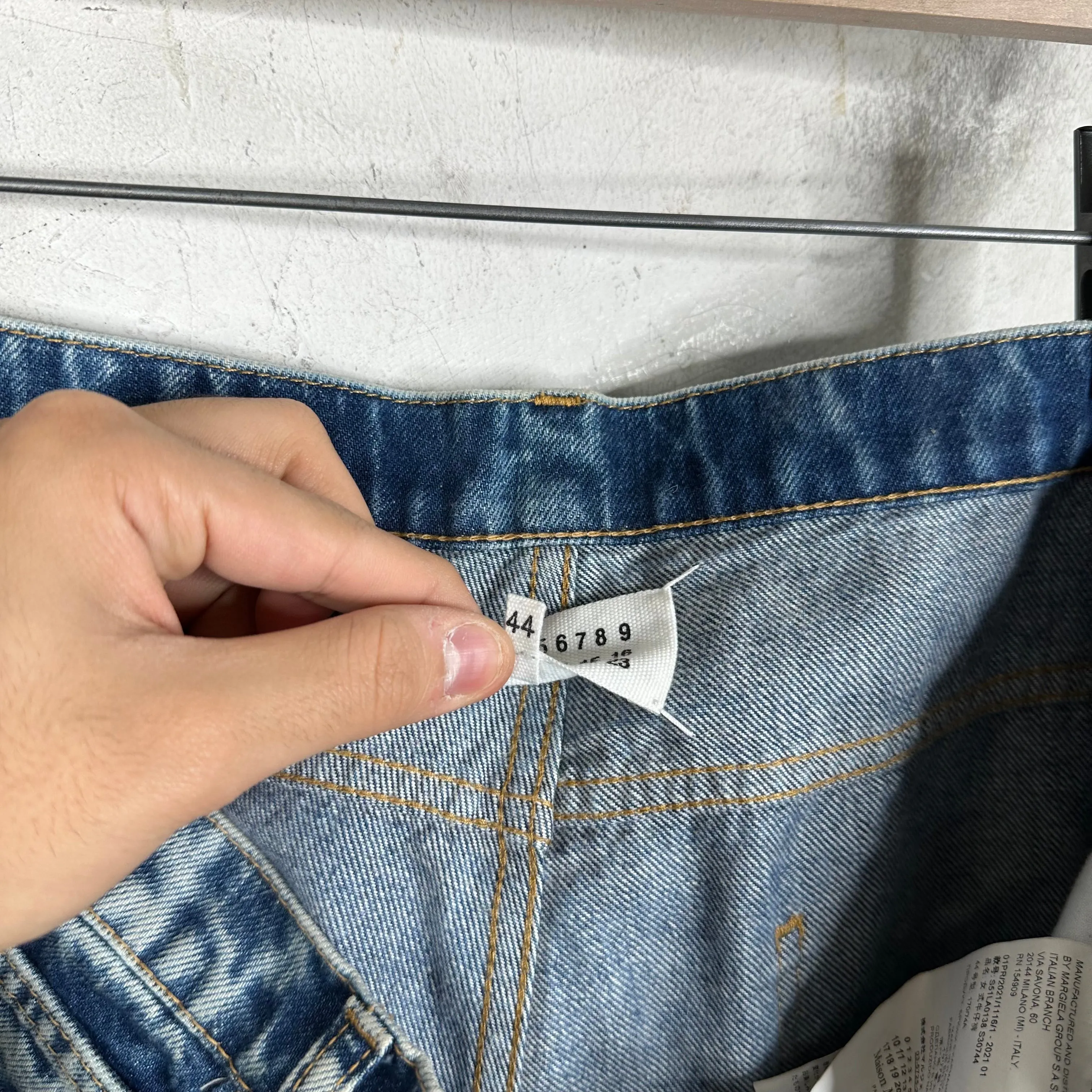 Margiela Reconstructed Light Wash Denim