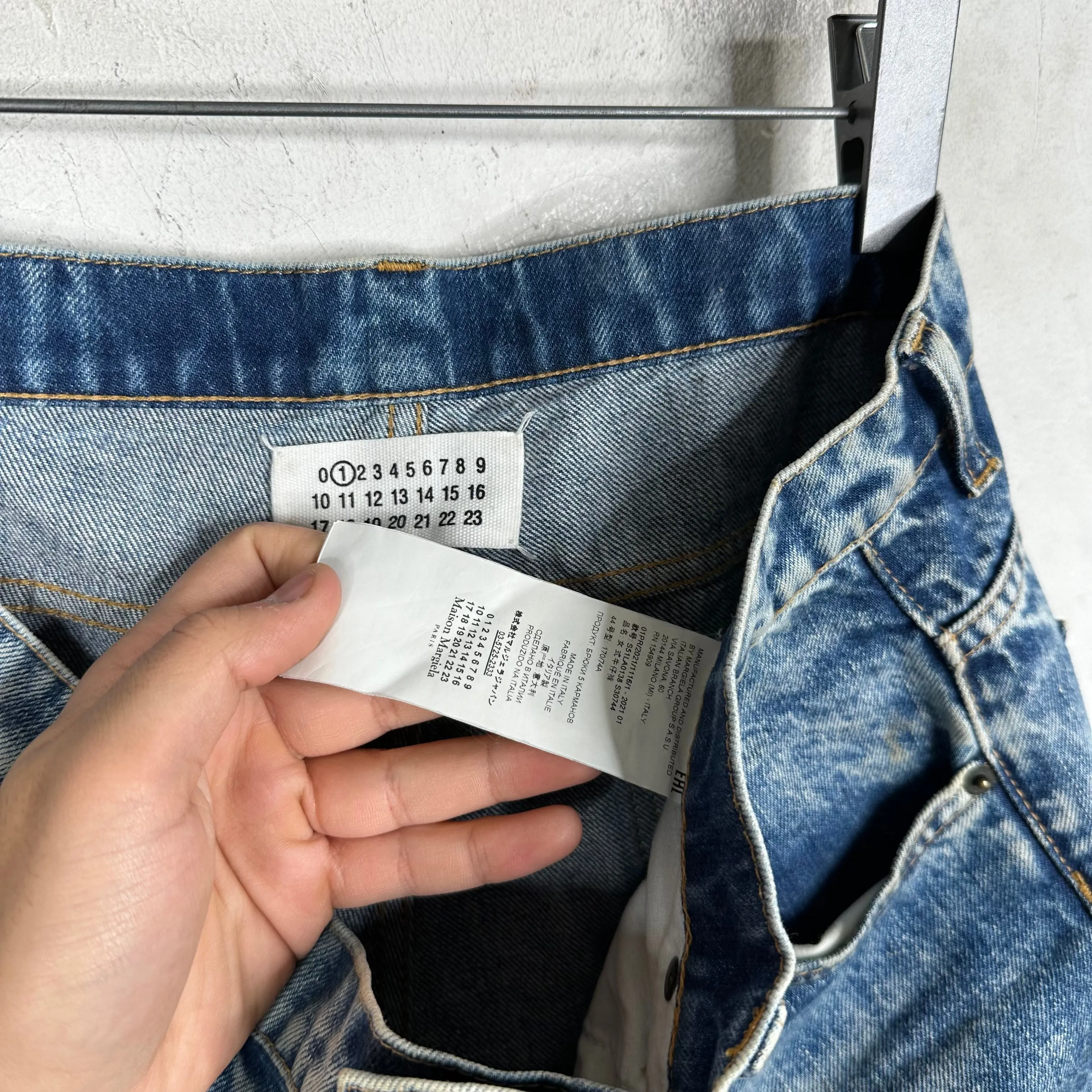 Margiela Reconstructed Light Wash Denim