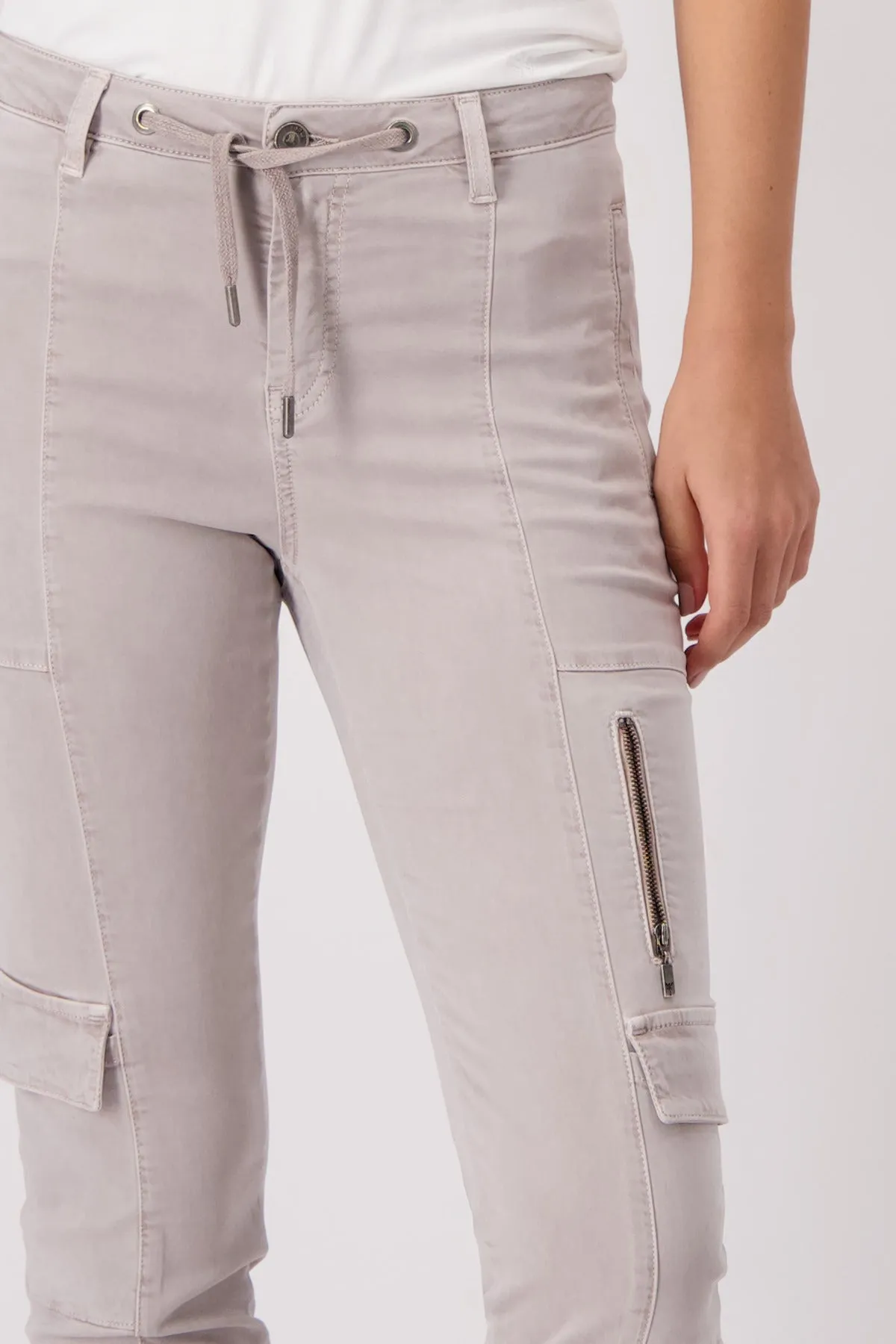 MONARI Beige Cargo trousers