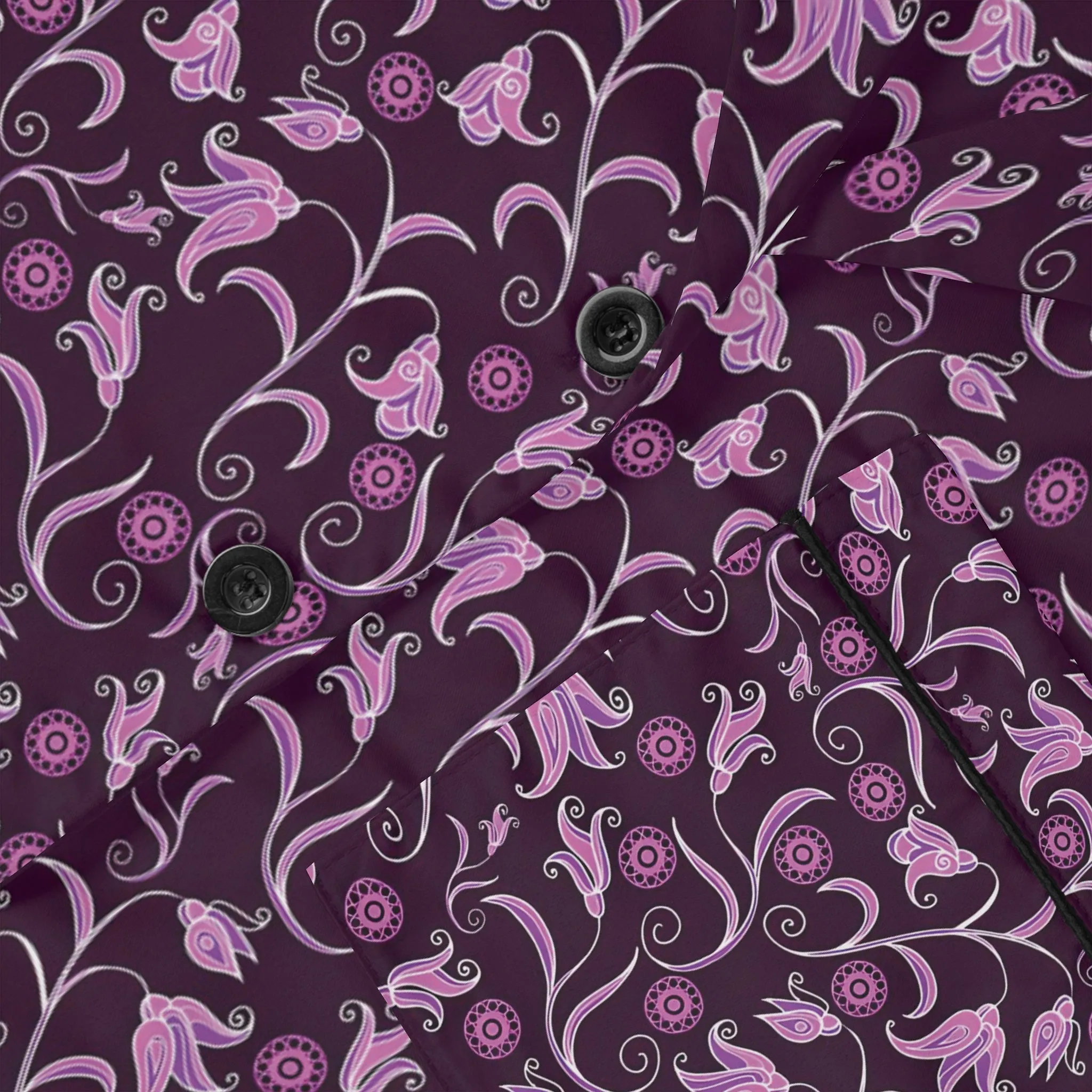 Purple Ivy Elegant Women's Satin Pajamas Set - Luxurious Sleepwear for Comfort and Style