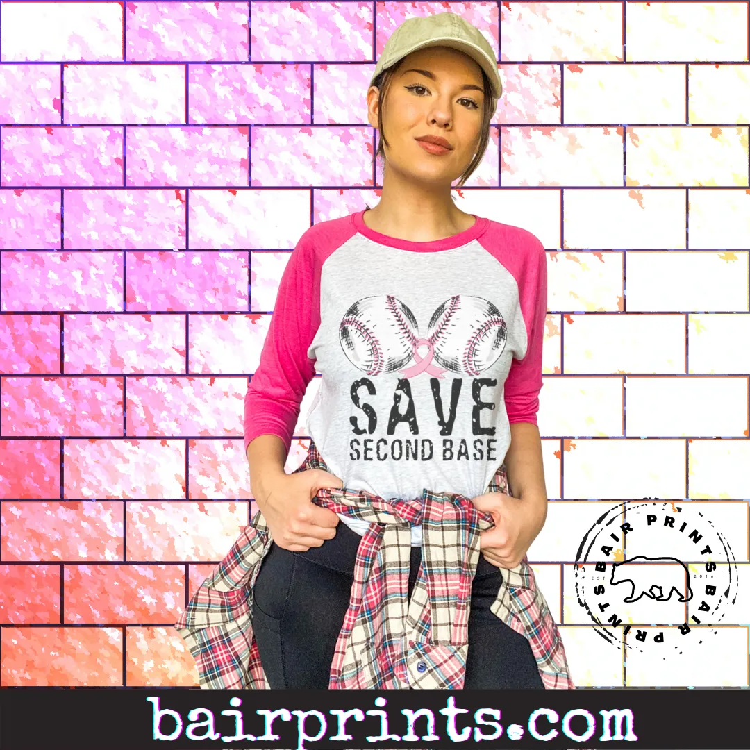 Save Second Base Raglan.
