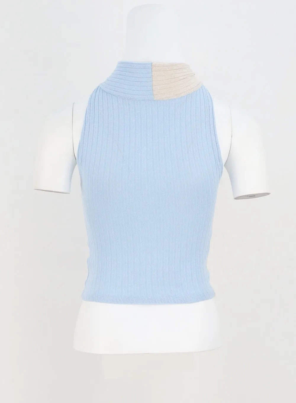 Two Color Halterneck Top IU308