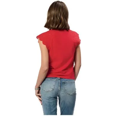 Women's Another Love Red Eve Top VCKN1782FYR